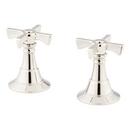 Cross Handles for Roman Tub Faucet Trim in Polished Nickel