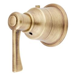 Lever Handle for Thermostatic Valve Trim in Aged Brass (Trim Only)