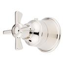 Signature Hardware Polished Nickel Cross Handle for Thermostatic Valve Trim 