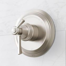 Lever Handle for Pressure Balancing Valve Trim in Brushed Nickel (Trim Only)