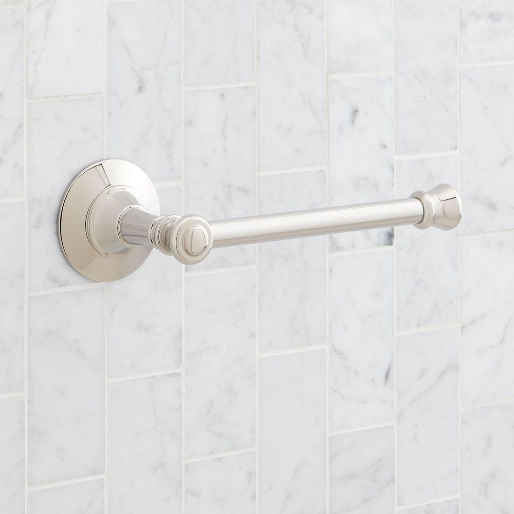 Signature Hardware Polished Nickel Toilet Tissue Holder 