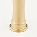 Signature Hardware Brushed Gold Single Handle Monoblock Bathroom Sink Faucet 