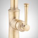 Signature Hardware Aged Brass Single Handle Pull Down Kitchen Faucet 