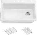 RIVERBY SINK SINGLE SR 4-HOLE 