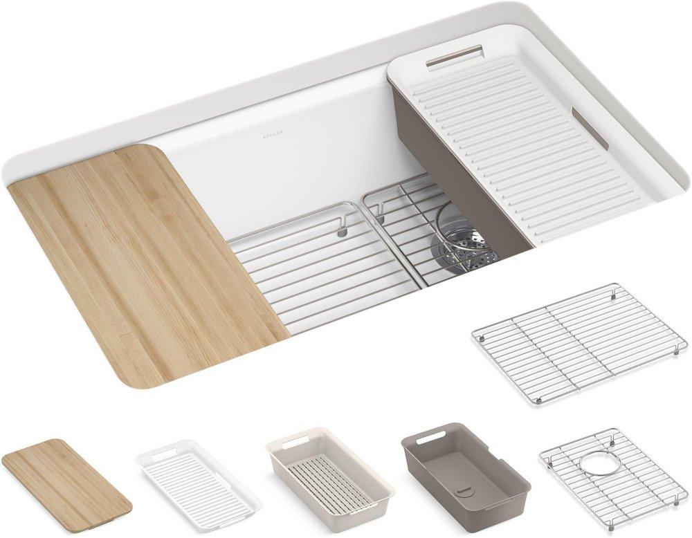 RIVERBY SINK SINGLE UC 5U-HOLE 