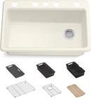 RIVERBY SINK SINGLE UC 5U-HOLE 