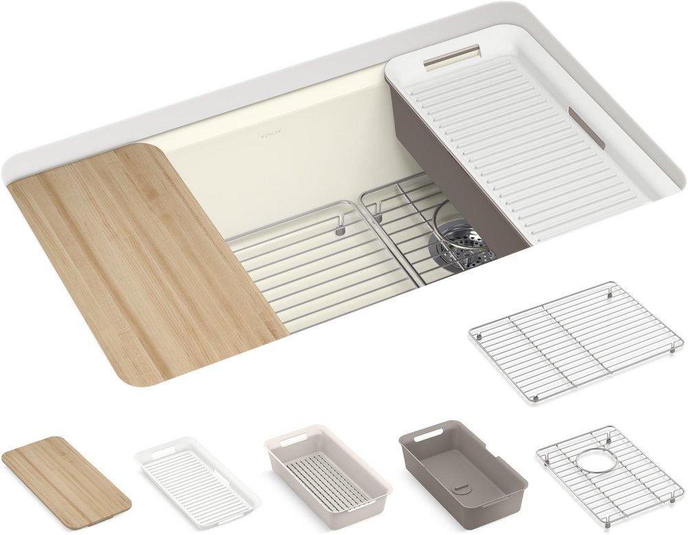 RIVERBY SINK SINGLE UC 5U-HOLE 