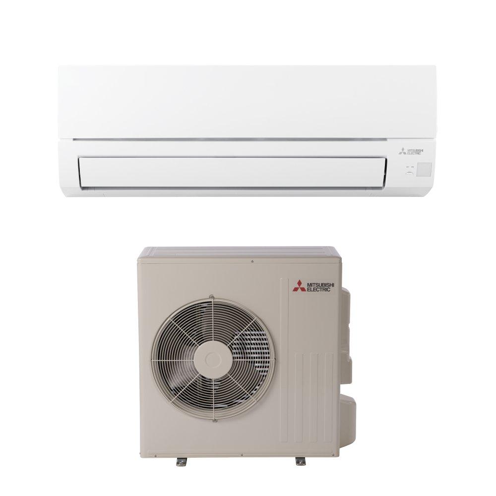 Mitsubishi 9k BTU - 18.0 SEER2 - Indoor Wall-Mounted Single-Zone Heat Pump Inverter - R-454B 