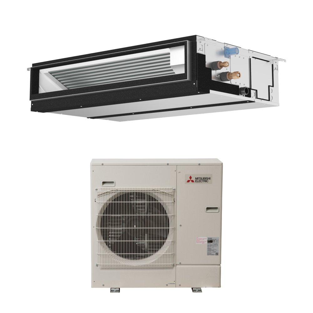 Mitsubishi 9k BTU - Medium Static - Horizontal Ducted Indoor Ductless Unit - R-454B 