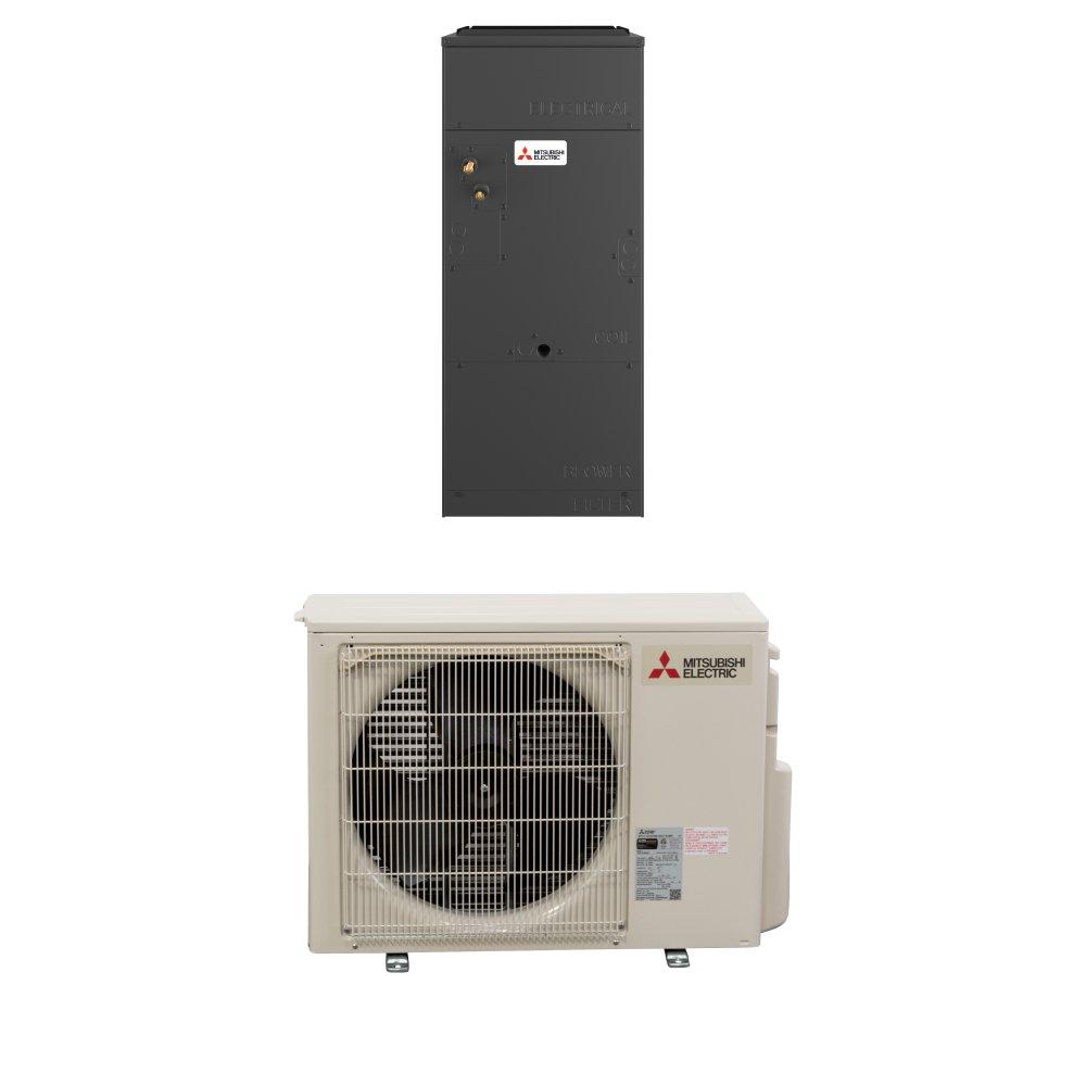 Mitsubishi 12k BTU - Multi-Position Air Handler - Single-Zone - R-454B 