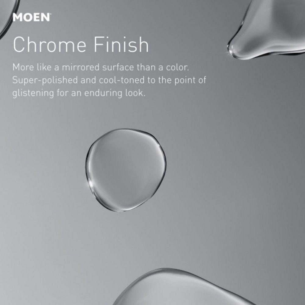 Single Handle Monoblock Bathroom Sink Faucet in Chrome 