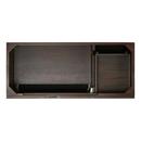 48 DELAVAN VANITY WITH LEFT OFFSET RECTANGLE UNDERMOUNT SINK - COLD BREW - ARCTIC WHITE - 8 