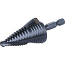 STEP DRILL BIT QUICK RELEASE DOUBLE SPIRAL FLUTE 7/8 TO 1-1/8-INCH 