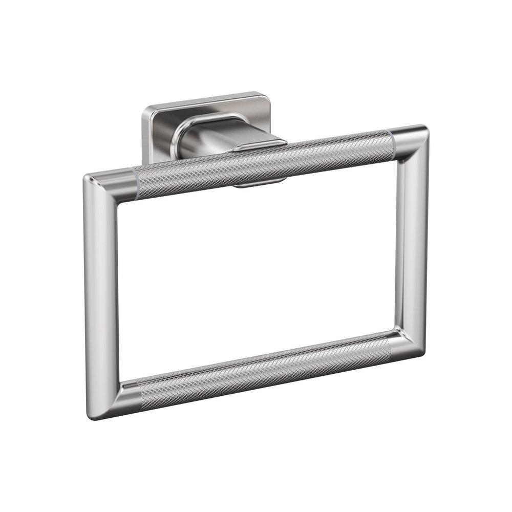 Amerock Chrome Square Closed Towel Ring 