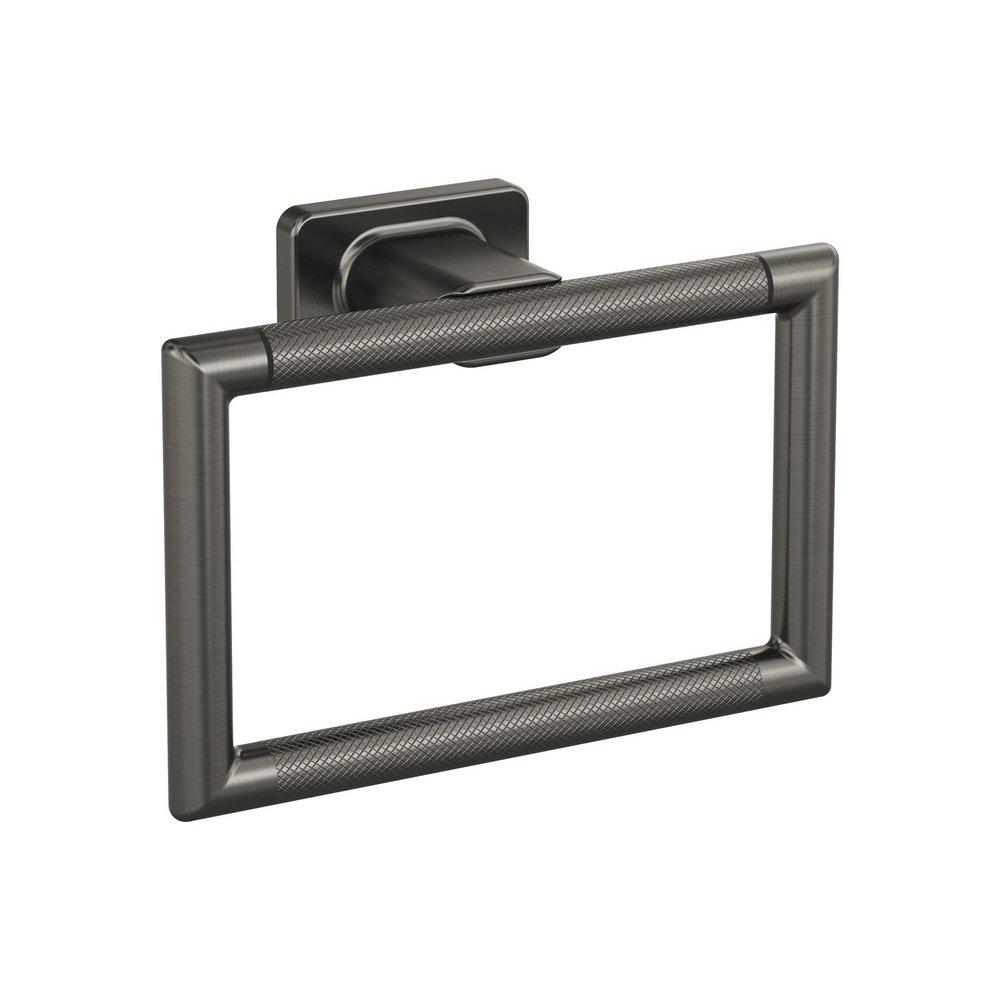 Amerock Gunmetal Square Closed Towel Ring 