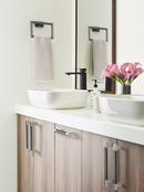 Amerock Gunmetal Square Closed Towel Ring 