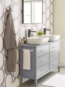 Amerock Chrome 8 in. Towel Bar 