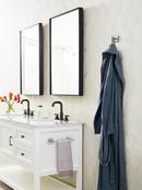 Amerock Brushed Nickel 8 in. Towel Bar 