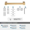 MONUMENT CHAMPAGNE BRONZE 8 INCH 203MM TOWEL BAR 