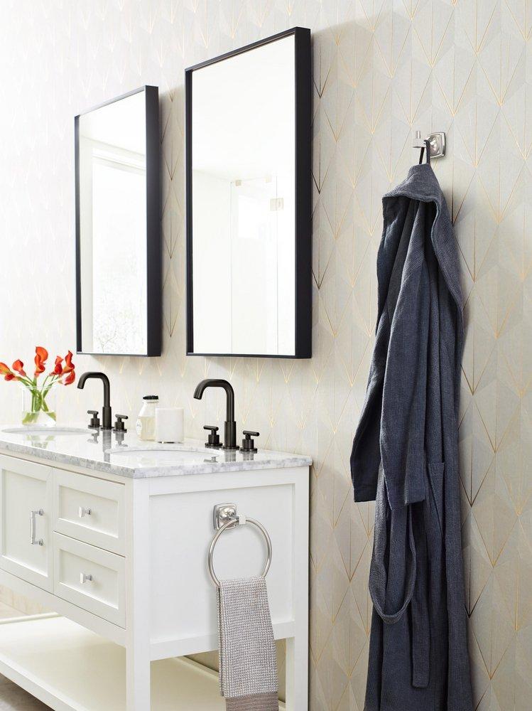 Amerock Polished Nickel Single Robe Hook 