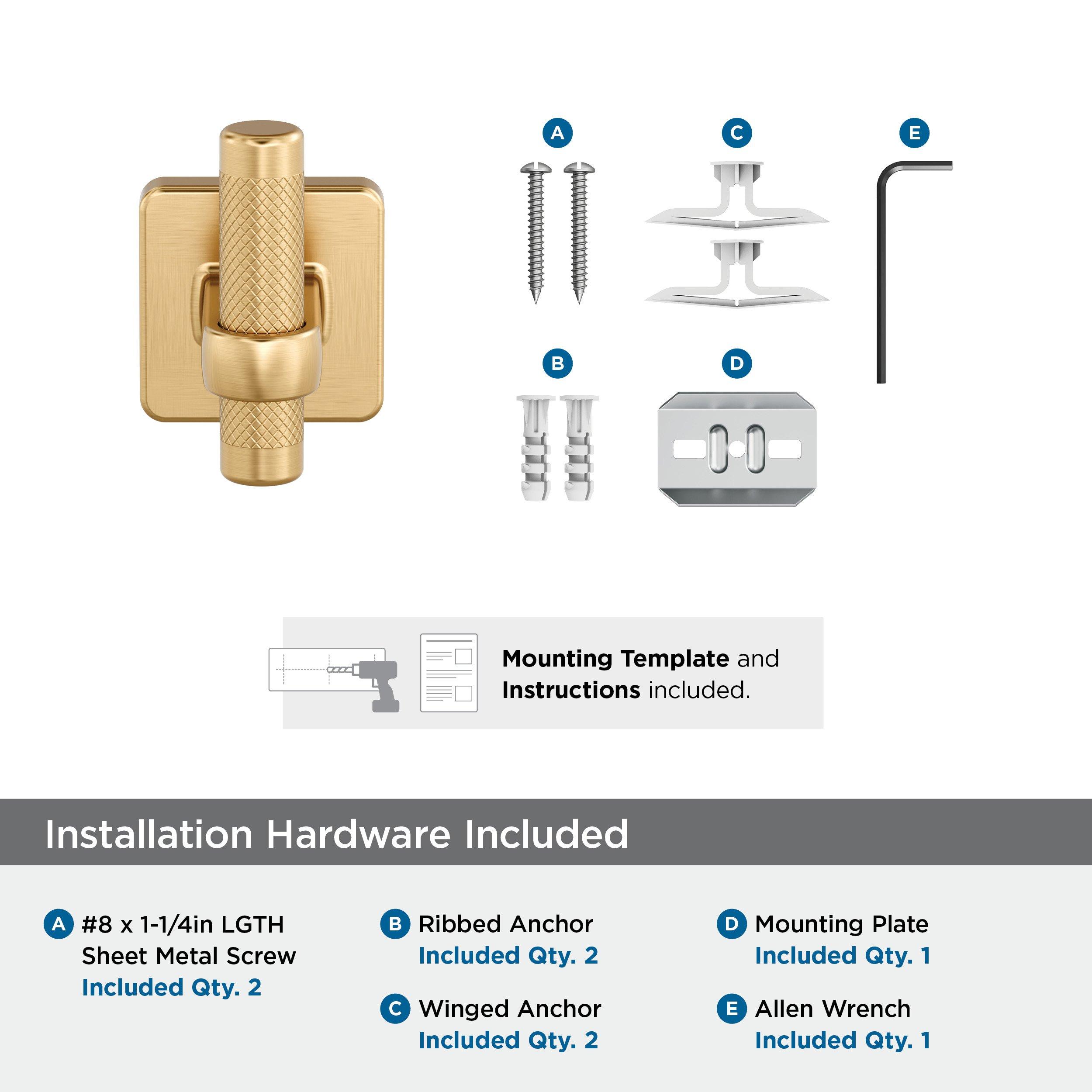 Amerock Champagne Bronze Robe Hook 