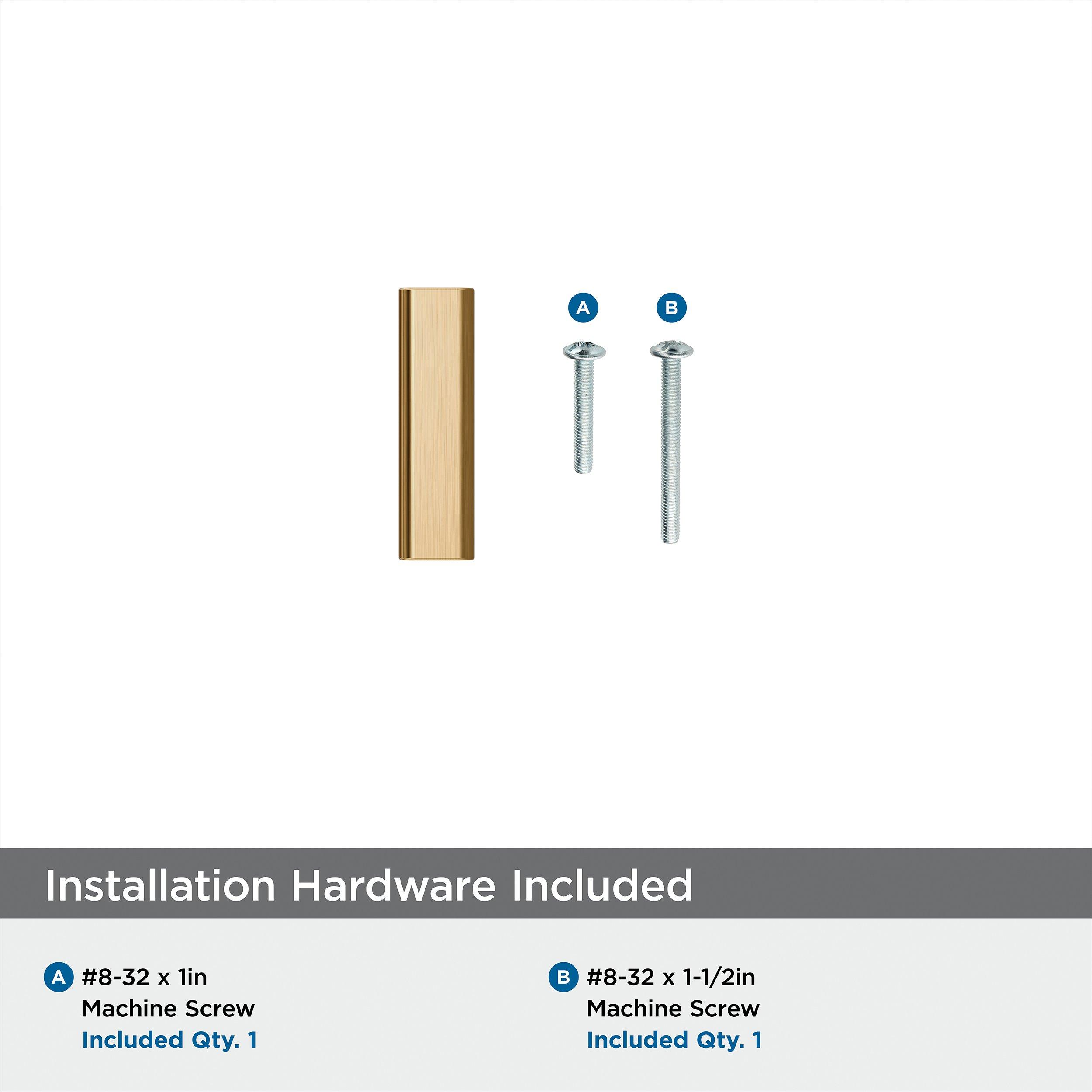 STATUS 2 INCH 51MM LENGTH CHAMPAGNE BRONZE CABINET KNOB 