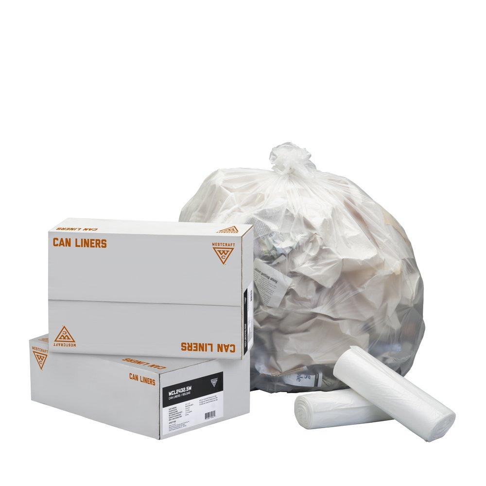 40 x 46 in. 1.5 mil Can Liner in Clear (Case of 100) 