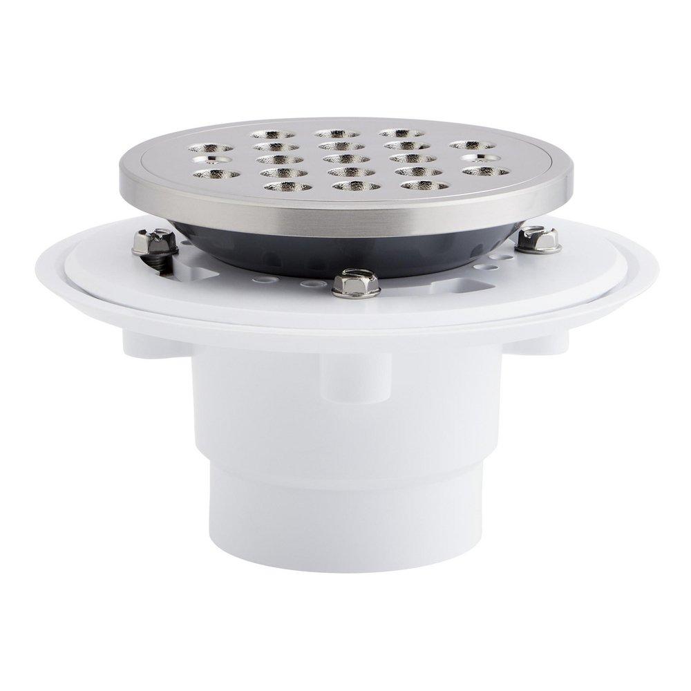 Signature Hardware Brushed Nickel Shower Drain 
