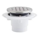 Signature Hardware Brushed Nickel Shower Drain 