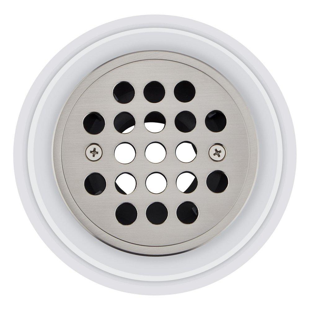Signature Hardware Brushed Nickel Shower Drain 