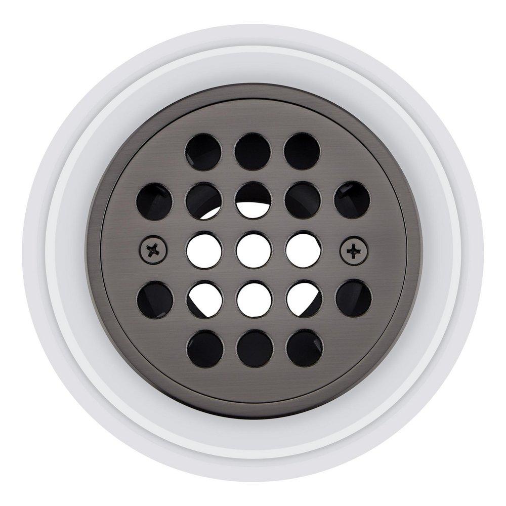 Signature Hardware Gunmetal Shower Drain 