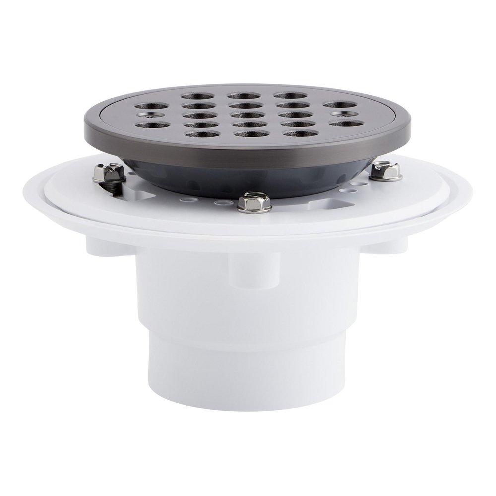 Signature Hardware Gunmetal Shower Drain 