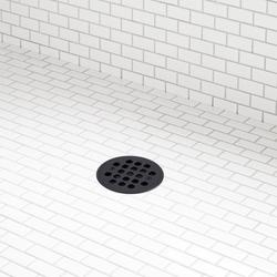 Shower Drain in Matte Black