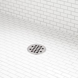Shower Drain in Polished Nickel