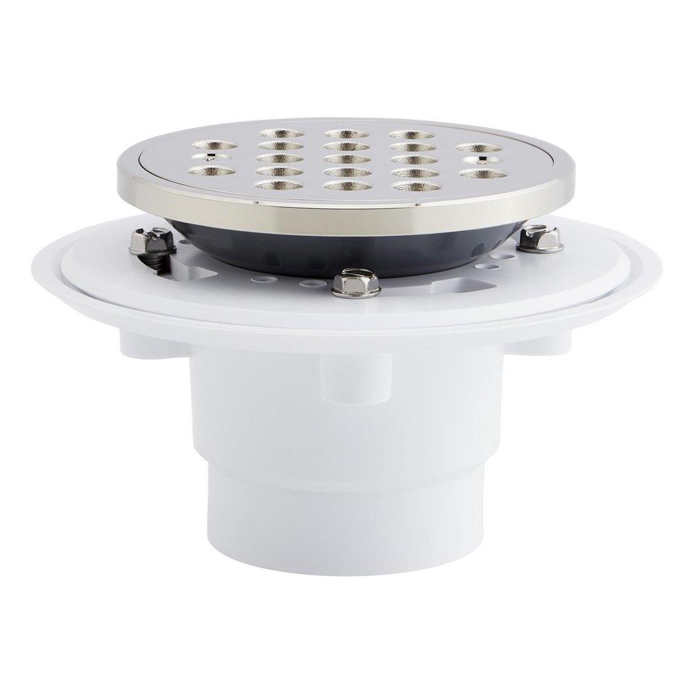 Signature Hardware Polished Nickel Shower Drain 