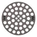 4 in. Shower Grid Strainer in Gunmetal