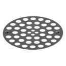 Signature Hardware Gunmetal 4 in. Shower Grid Strainer 