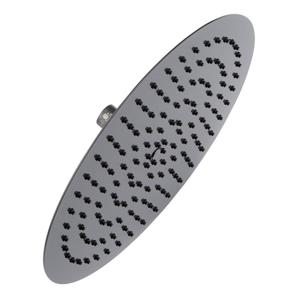 Signature Hardware Gunmetal Single Function Showerhead 
