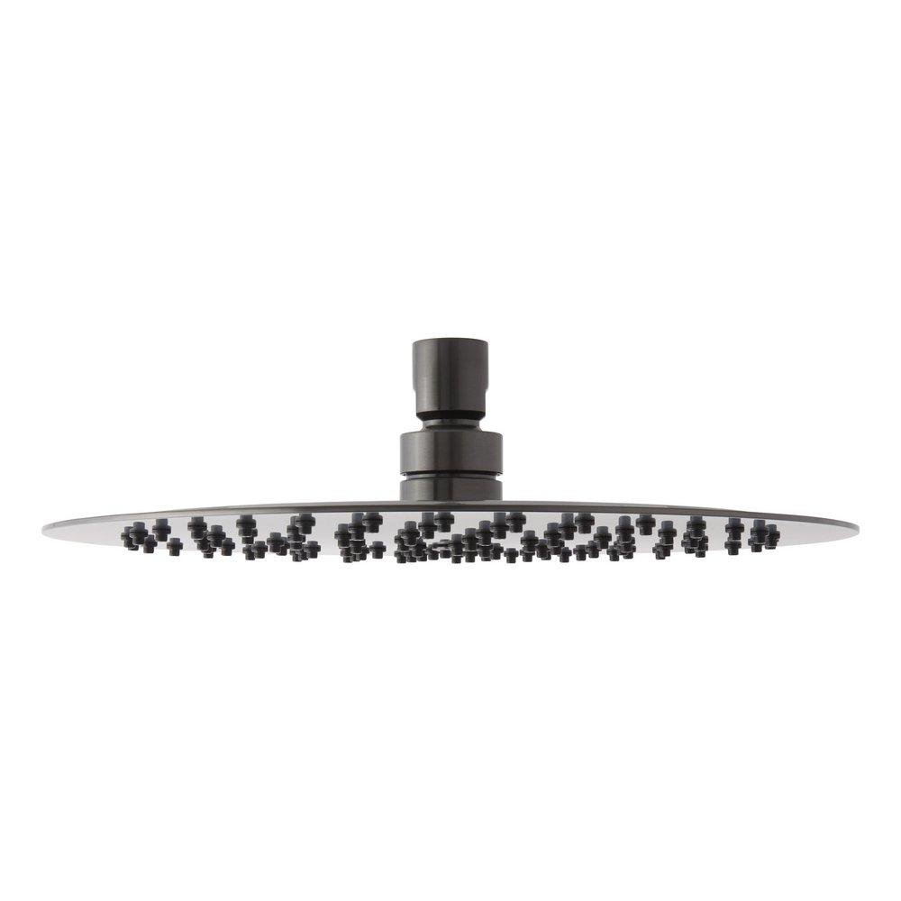 Signature Hardware Gunmetal Single Function Showerhead 