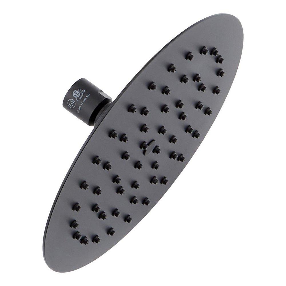 Signature Hardware Matte Black Single Function Showerhead 