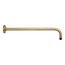 18 in. Wall-Mount Rainfall Shower Arm and Flange in Aged Brass