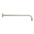 18 in. Wall-Mount Rainfall Shower Arm and Flange in Polished Brass