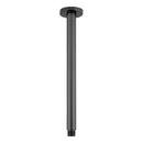 12 in. Ceiling Mount Shower Arm with Flange in Gunmetal