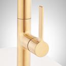 Signature Hardware Brushed Gold Single Handle Pull Down Kitchen Faucet 