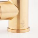 Signature Hardware Brushed Gold Single Handle Pull Down Bar Faucet 
