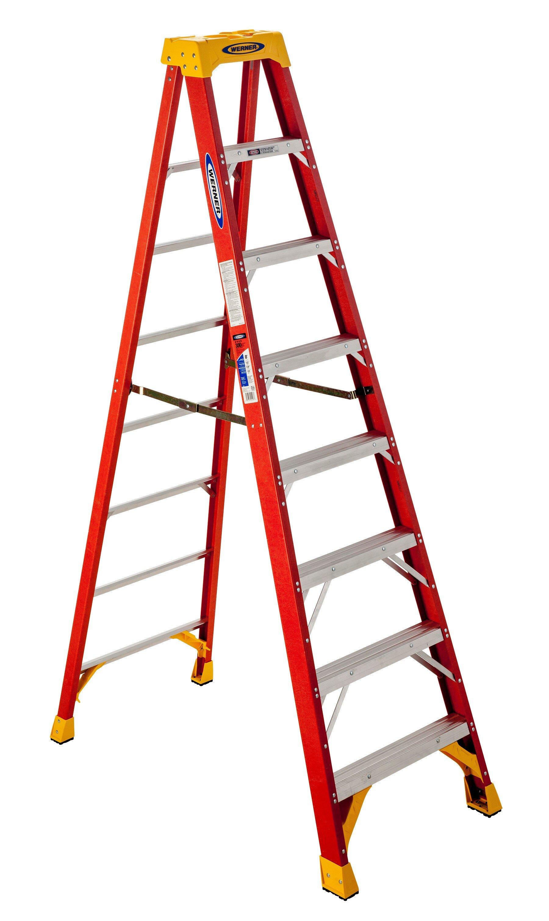 Werner Ladder Orange Step Ladder 