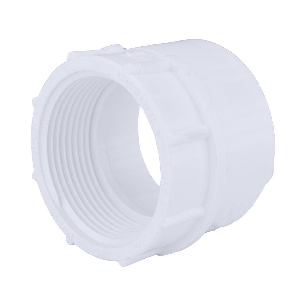 White PVC DWV Female Adapter 