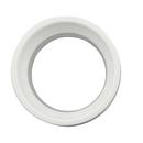 White PVC DWV Female Trap Adapter with Washer & Chrome Nut 