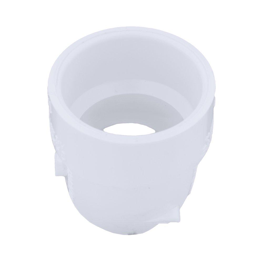 White PVC DWV 45&deg; Street Elbow 
