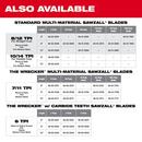 8 8/12 Tpi Sawzall Blade For Multi-Material Bulk 10 